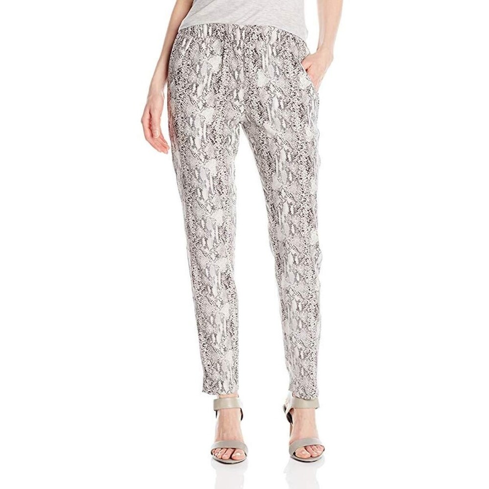 Joe's Jeans Silk Blend Pants Python Snake Print
